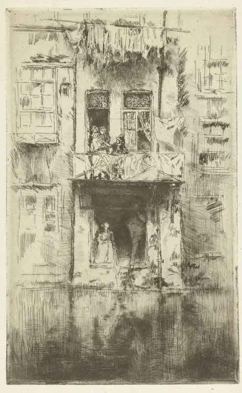 Balkon van een huis in Amsterdam Wall Art by Unknown - High-Resolution Digital Print