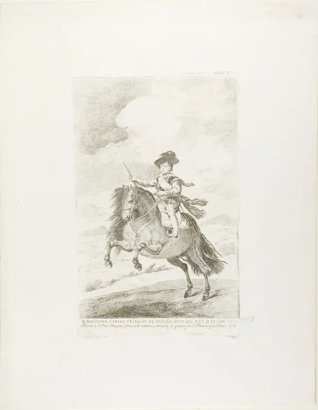Baltasar Carlos Wall Art by Francisco José de Goya y Lucientes - High-Resolution Digital Print