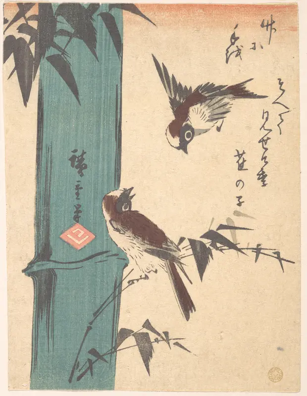 Bamboo and Sparrows