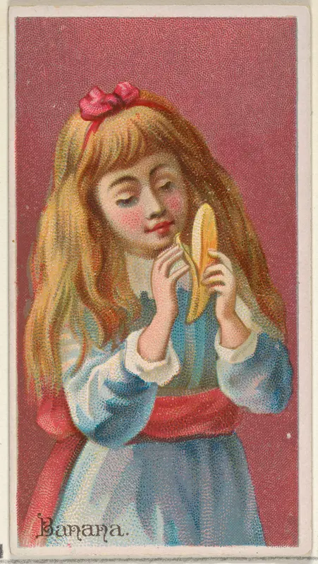 Banana, from the Fruits series (N12) for Allen & Ginter Cigarettes Brands Wall Art by Allen & Ginter - High-Resolution Digital Print