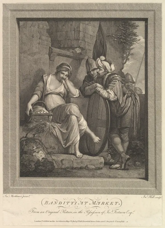 Banditti at Market Wall Art by John Hall - High-Resolution Digital Print