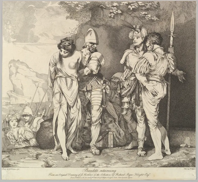 Banditti Returning Wall Art by Robert Blyth - High-Resolution Digital Print