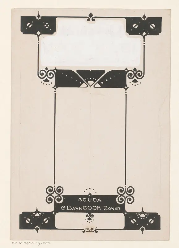 Bandontwerp Wall Art by Unknown - High-Resolution Digital Print