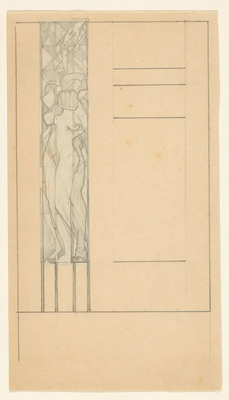 Bandontwerp voor: Nescio, Dichtertje, de uitvreter en titaantjes, 1918 Wall Art by Reijer Stolk - High-Resolution Digital Print