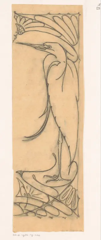 Bandontwerp voor: P.G. Buekers, Onze vogels, 1900 Wall Art by Reinier Willem Petrus de Vries (1874-1953) - High-Resolution Digital Print
