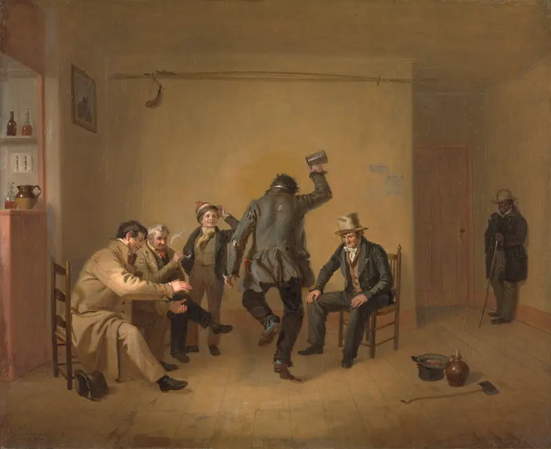 Bar-room Scene Wall Art by William Sidney Mount - High-Resolution Digital Print