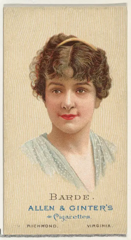 Barde, from World's Beauties, Series 2 (N27) for Allen & Ginter Cigarettes Wall Art by Allen & Ginter - High-Resolution Digital Print