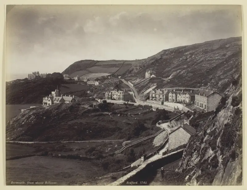 Barmouth, from above Bellevue Wall Art by Francis Bedford - High-Resolution Digital Print