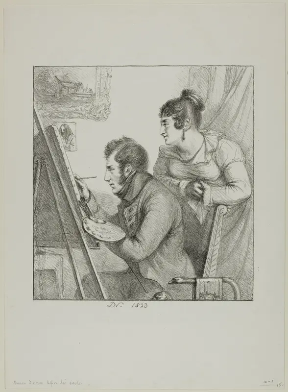 Baron Denon before his Easel