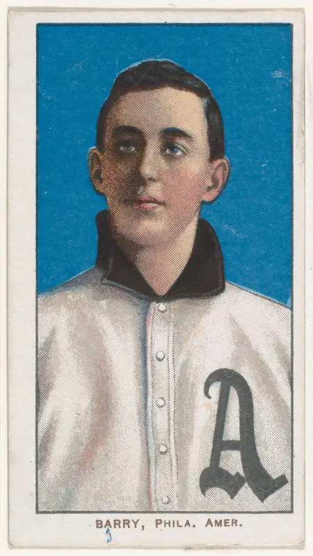 Barry, Philadelphia, American League, from the White Border series (T206) for the American Tobacco Company Wall Art by American Tobacco Company - High-Resolution Digital Print