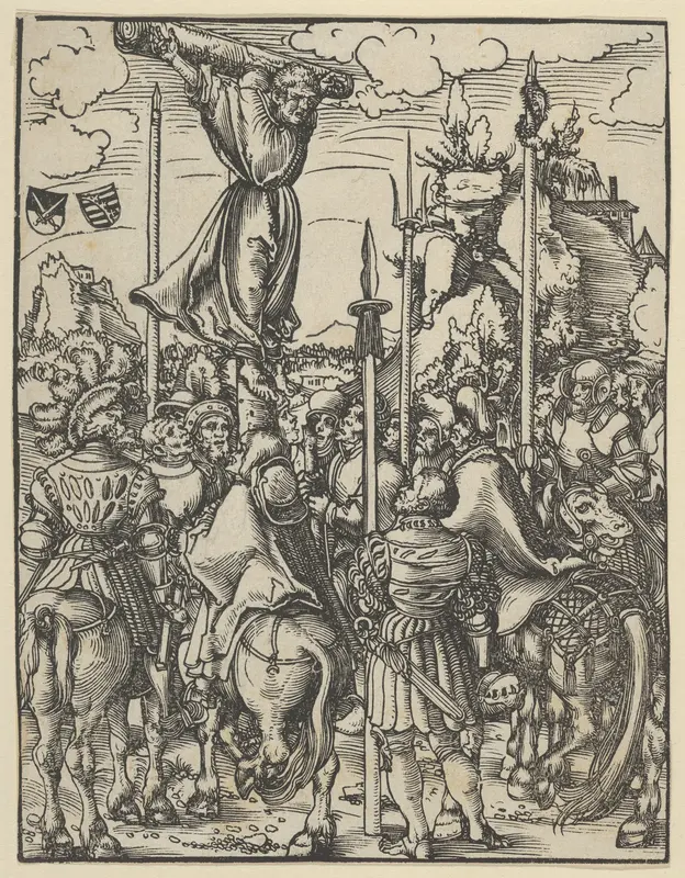 Bartholomew from the Martyrdom of the Twelve Apostles Wall Art by Lucas Cranach the Elder - High-Resolution Digital Print