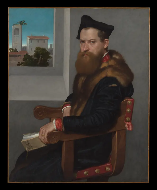 Bartolomeo Bonghi (died 1584) Wall Art by Giovanni Battista Moroni - High-Resolution Digital Print