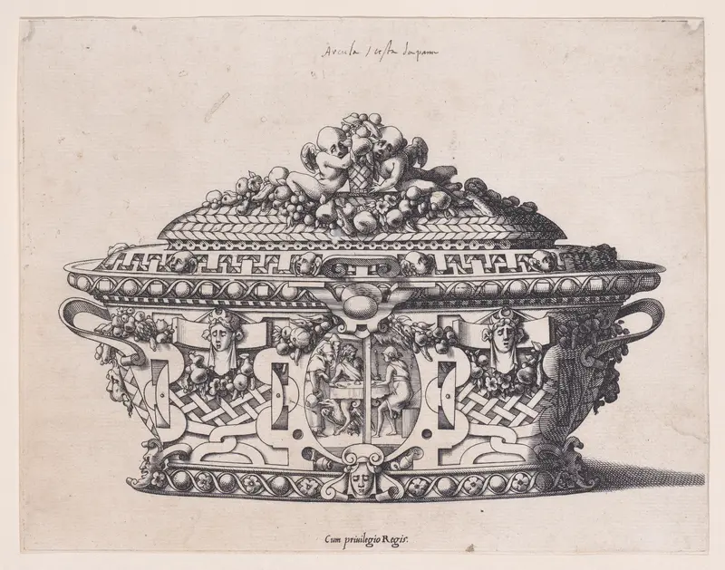 Basket with Two Handles (Corbeille à deux anses) Wall Art by Unknown - High-Resolution Digital Print