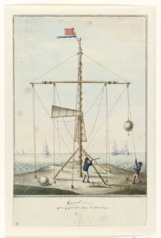 Bataafse kusttelegraaf, 1799 Wall Art by anonymous - High-Resolution Digital Print