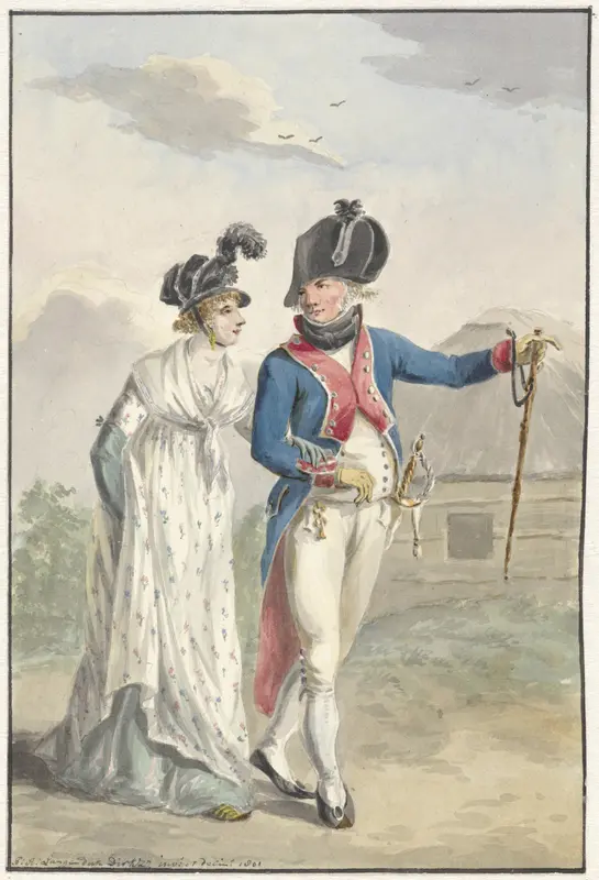 Bataafse officier der 1ste Halve Brigade, 1801 Wall Art by Unknown - High-Resolution Digital Print