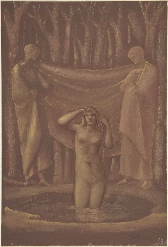Bath of Venus Wall Art by Sir Edward Burne-Jones - High-Resolution Digital Print