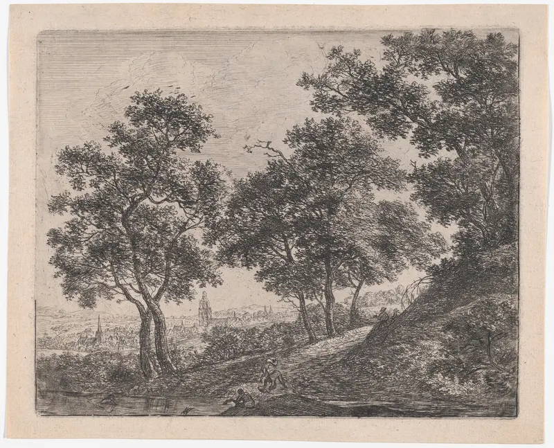 Bathers Wall Art by Anthonie Waterloo - High-Resolution Digital Print