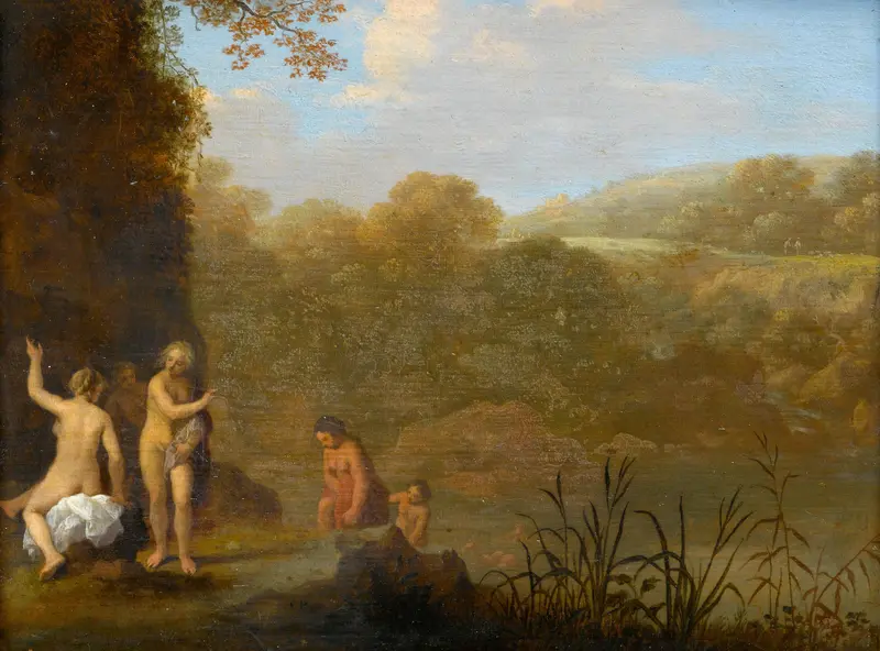 Bathing Girls Wall Art by Unknown - High-Resolution Digital Print