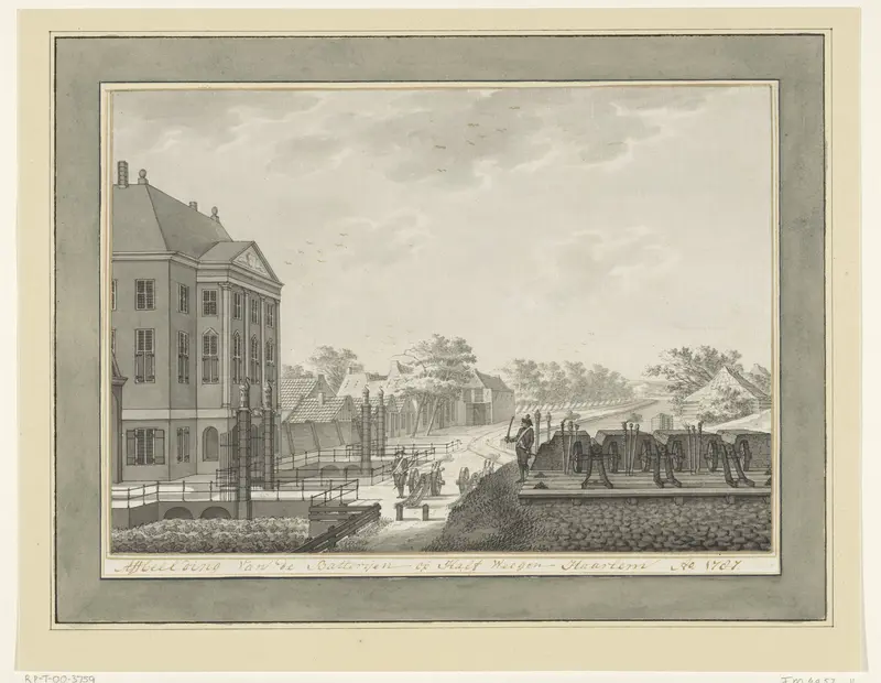 Batterij te Halfweg, 1787 Wall Art by anonymous - High-Resolution Digital Print