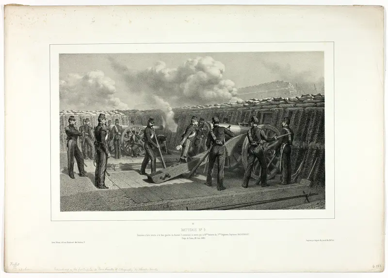 Battery no.9, from Souvenirs d’Italie: Expédition de Rome