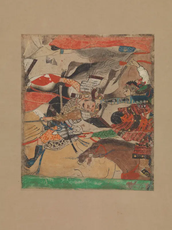 Battle at Rokuhara, from The Tale of the Heiji Rebellion Wall Art by Unknown - High-Resolution Digital Print