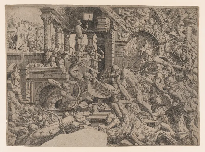 Battle in the Palace of Priam
