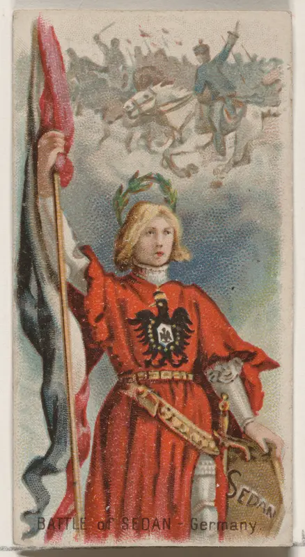 Battle of Sedan, Germany, from the Holidays series (N80) for Duke brand cigarettes Wall Art by W. Duke, Sons & Co. - High-Resolution Digital Print