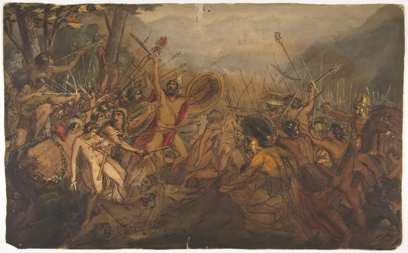 Battle Scene Wall Art by François Joseph Heim - High-Resolution Digital Print