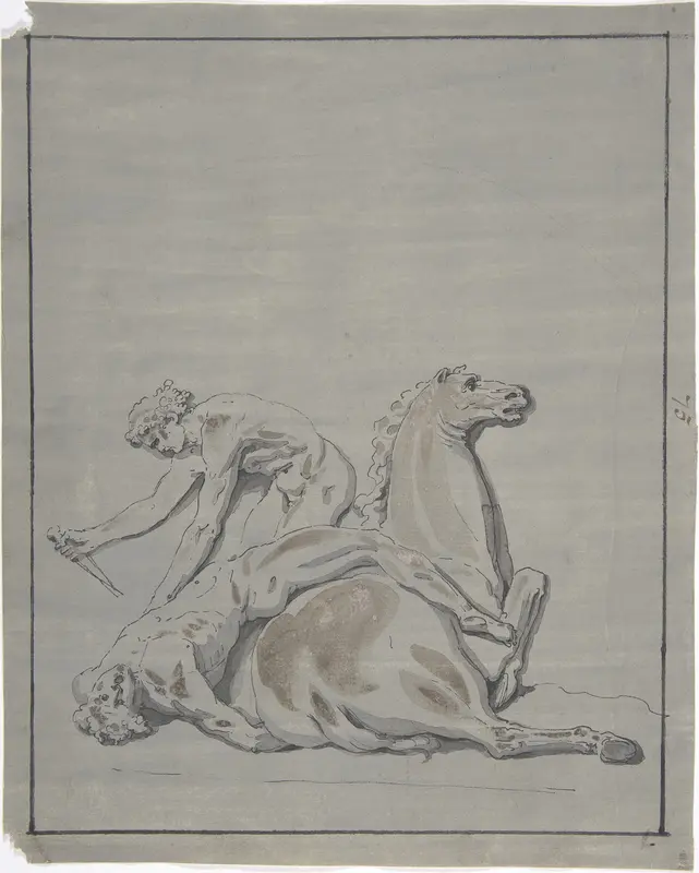 Battle Scene Wall Art by Anonymous, French, 18th century - High-Resolution Digital Print