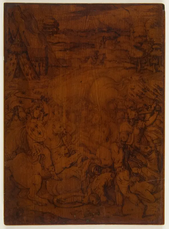 Battle Scene with the Emblems of the Farnese Family