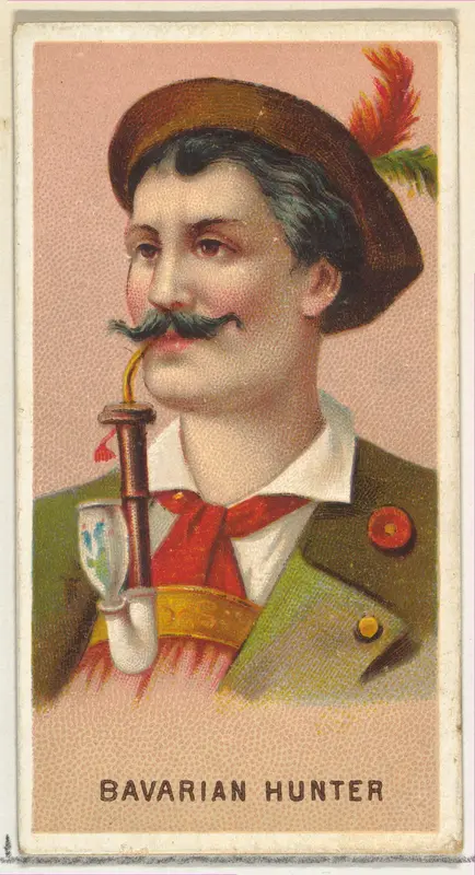 Bavarian Hunter, from World's Smokers series (N33) for Allen & Ginter Cigarettes Wall Art by Allen & Ginter - High-Resolution Digital Print