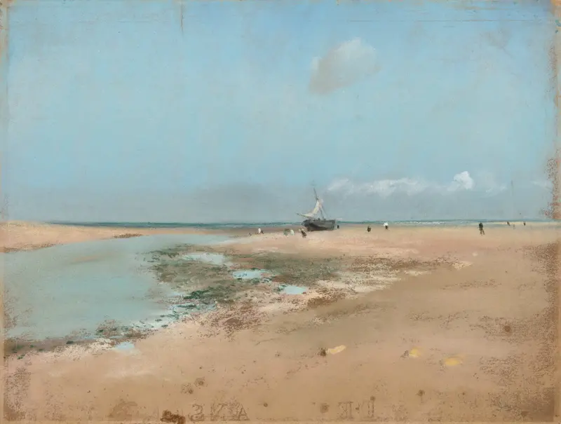 Beach at Low Tide (Mouth of the River)