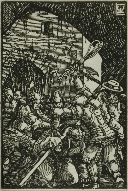 Bearing of the Cross, from The Fall and Redemption of Man Wall Art by Albrecht Altdorfer - High-Resolution Digital Print