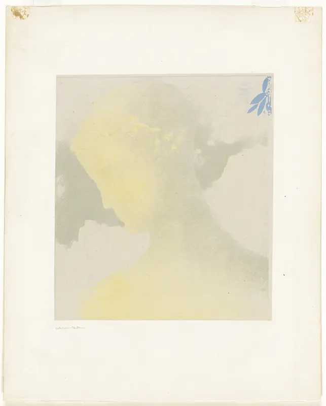 Beatrice Wall Art by Odilon Redon - High-Resolution Digital Print