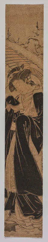 Beauty in Snow Wall Art by Isoda Koryusai - High-Resolution Digital Print