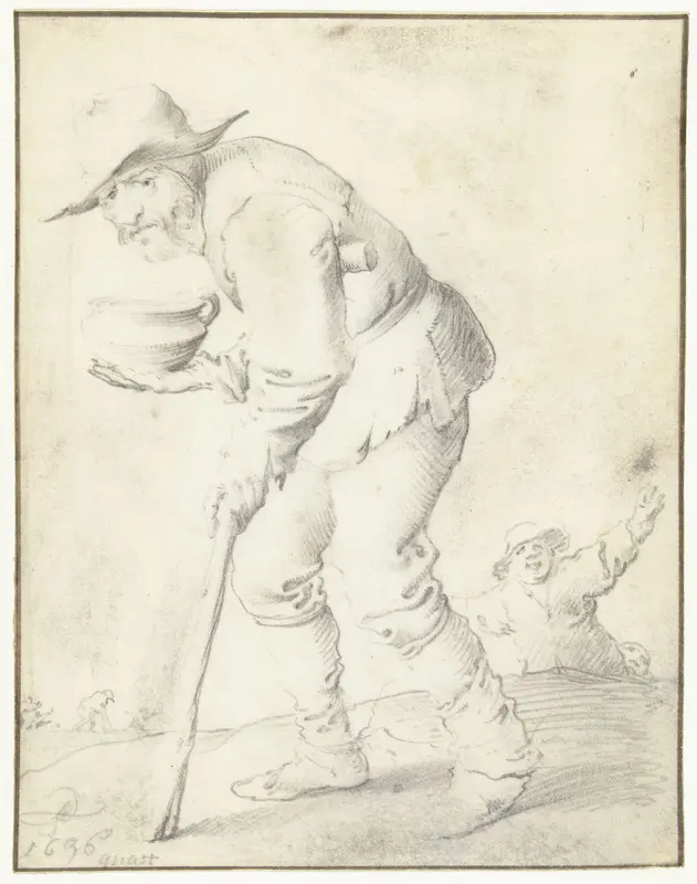 Bedelaar Wall Art by Pieter Jansz Quast - High-Resolution Digital Print