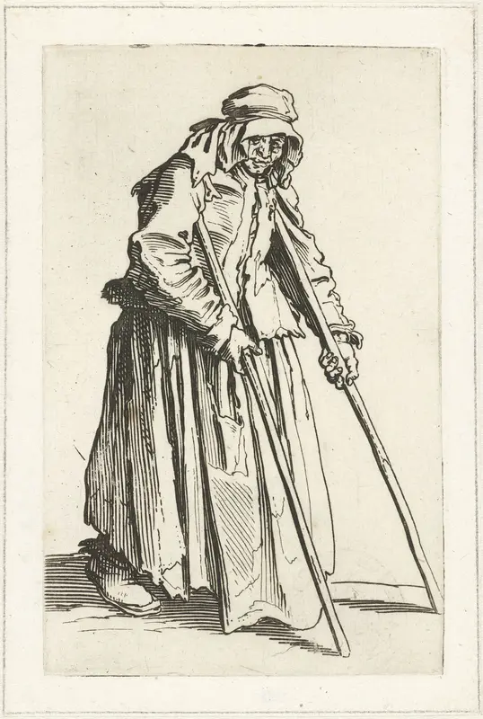 Bedelares met krukken Wall Art by Jacques Callot - High-Resolution Digital Print