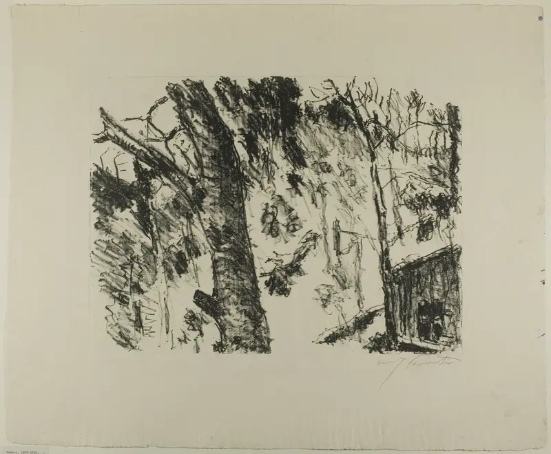 Beech Woods, from Early Spring in the Mountains Wall Art by Lovis Corinth - High-Resolution Digital Print