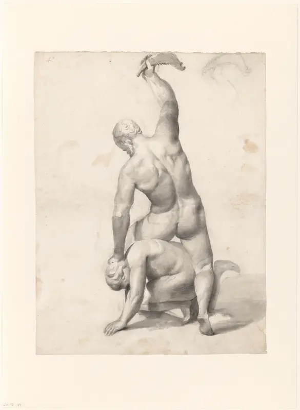 Beeld van Simson en de Filistijnen Wall Art by Moses ter Borch - High-Resolution Digital Print