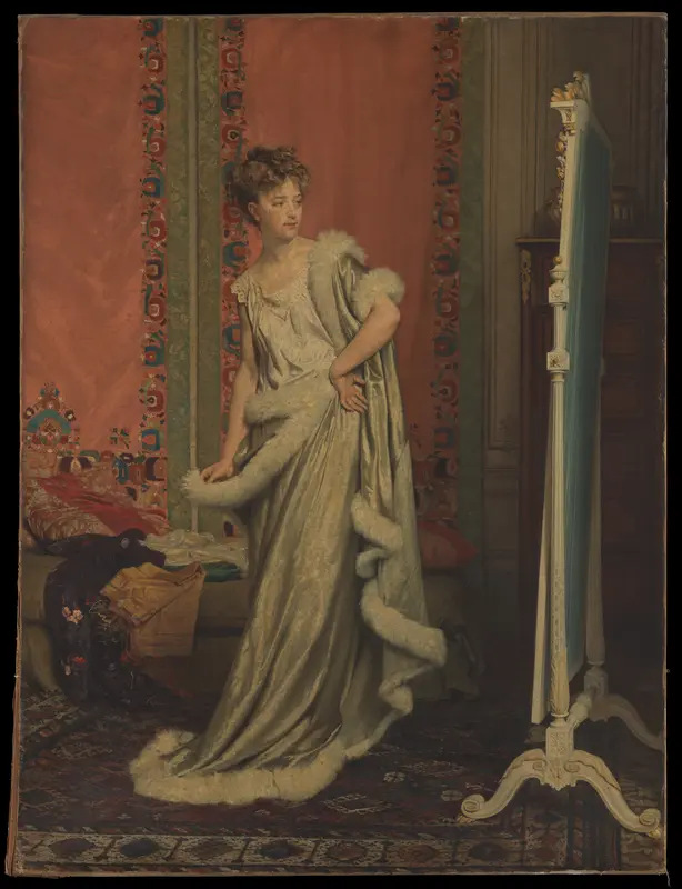 Before the Mirror Wall Art by Pierre-Paul-Léon Glaize - High-Resolution Digital Print