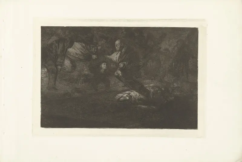 Begrafenis dwaasheid Wall Art by Francisco de Goya - High-Resolution Digital Print