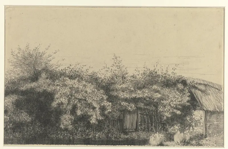Begroeide boerderij, Normandië Wall Art by Charles-François Daubigny - High-Resolution Digital Print