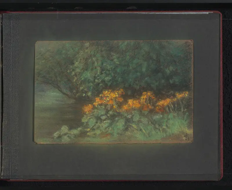 Begroeiing met bloemen Wall Art by Unknown - High-Resolution Digital Print