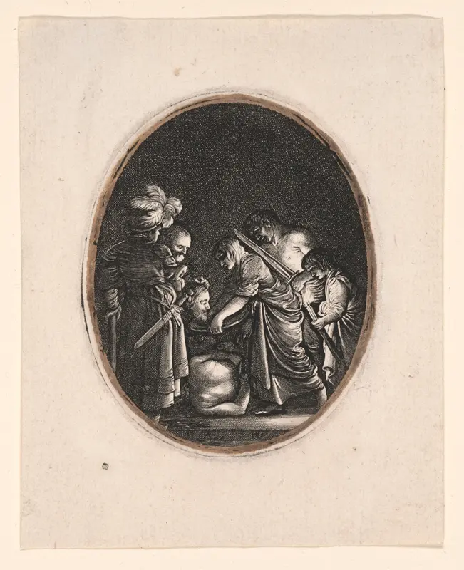 Beheading of St. John the Baptist Wall Art by Hendrick von Goudt - High-Resolution Digital Print