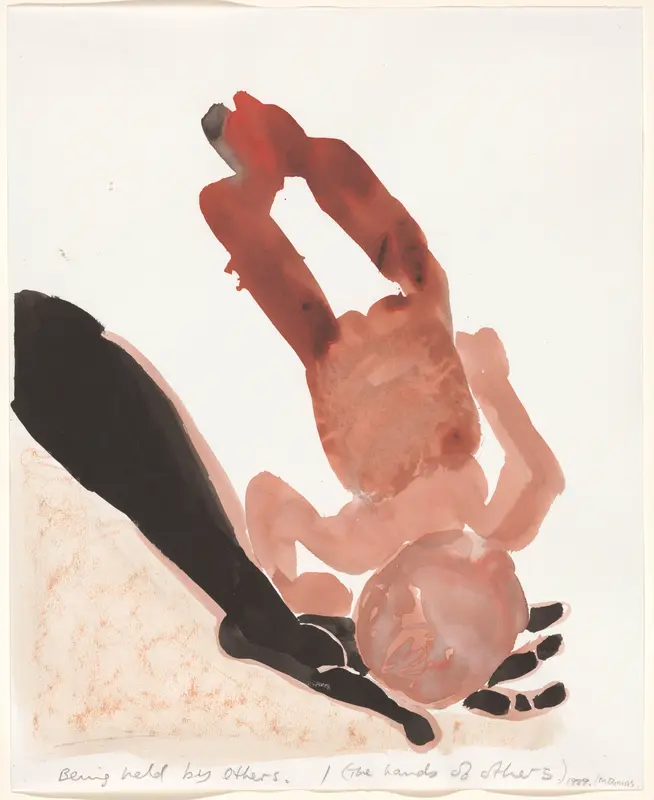 Being held by others Wall Art by Marlene Dumas - High-Resolution Digital Print