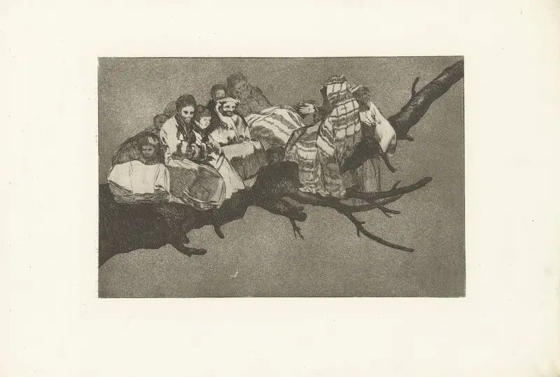 Belachelijke dwaasheid Wall Art by Francisco de Goya - High-Resolution Digital Print
