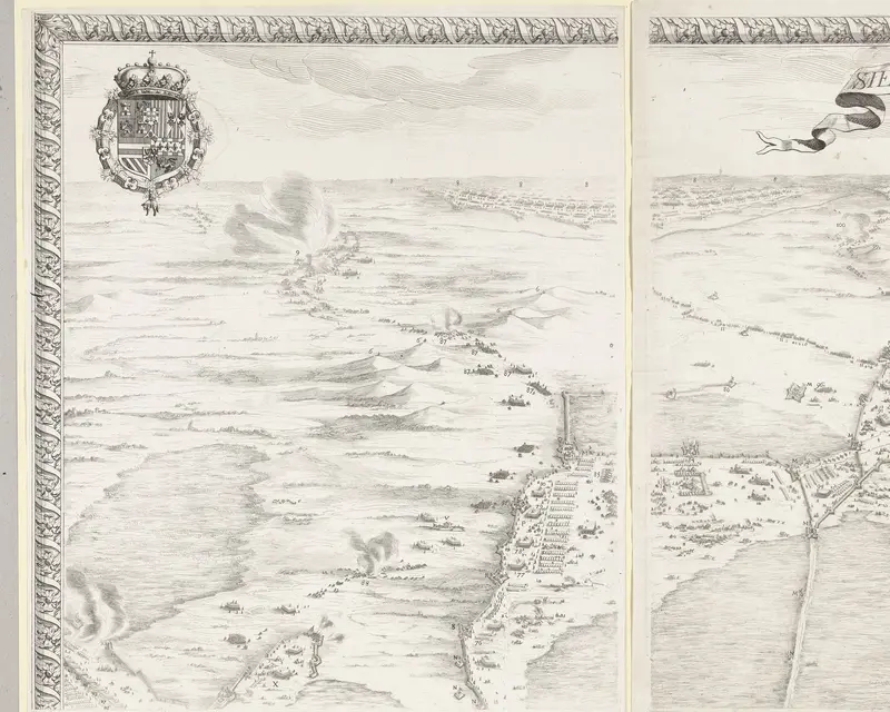 Beleg van Breda, 27 augustus 1624-5 juni 1625 (deel linksboven) Wall Art by Israël Silvestre - High-Resolution Digital Print