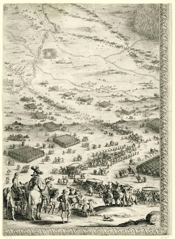 Beleg van Breda, 27 augustus 1624-5 juni 1625 (deel rechtsonder) Wall Art by Unknown - High-Resolution Digital Print