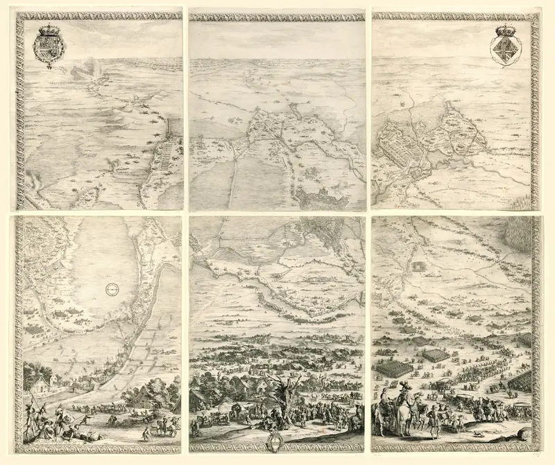 Beleg van Breda, 27 augustus 1624-5 juni 1625 Wall Art by Unknown - High-Resolution Digital Print