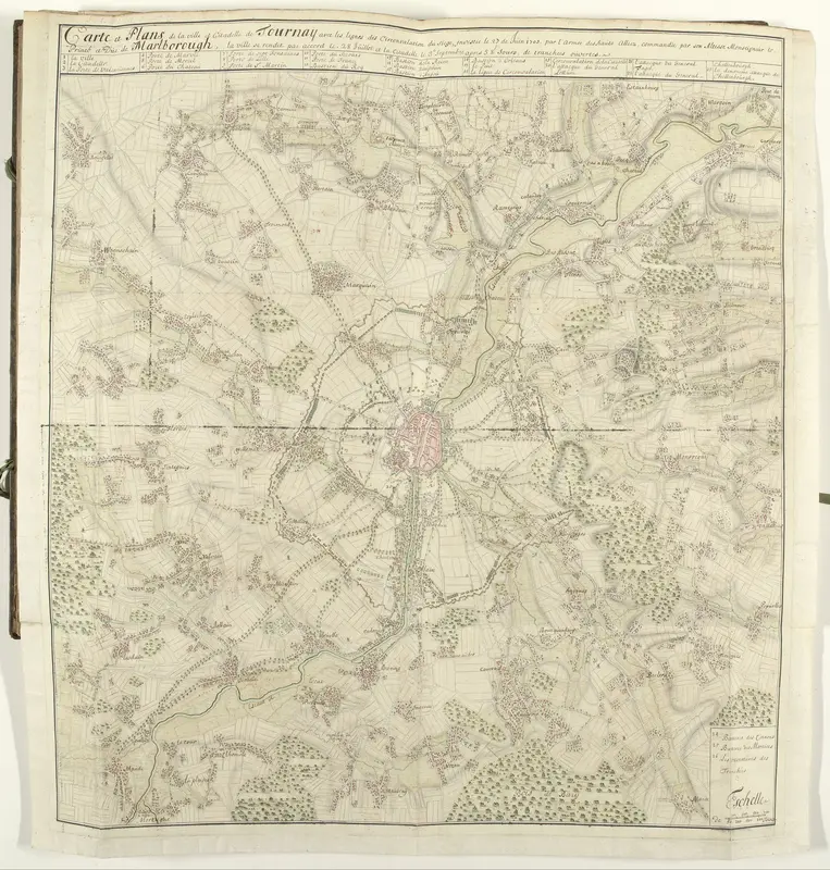 Beleg van Doornik, 1709 Wall Art by Samuel Du Ry de Champdoré - High-Resolution Digital Print